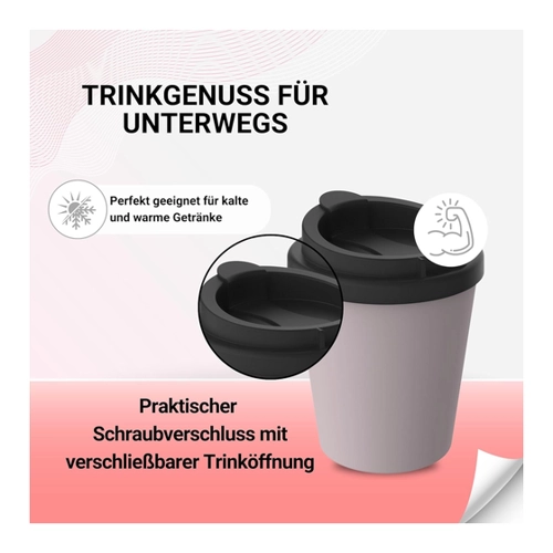 Bild von elasto Becher Bio-Kaffeebecher "PremiumPlus" small - Der ideale Begleiter für unterwegs