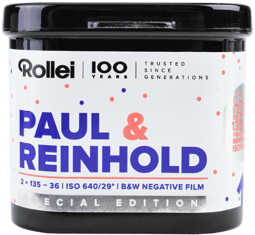 Bild von Rollei Filme Paul & Reinhold 640/36x2 (35 mm, 2 x), Fotopapier, Schwarz