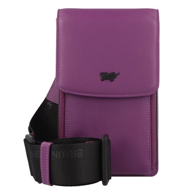 Bild von Braun Büffel, Handtasche, Capri Mini Bag Umhängetasche Leder 10 cm, Violett