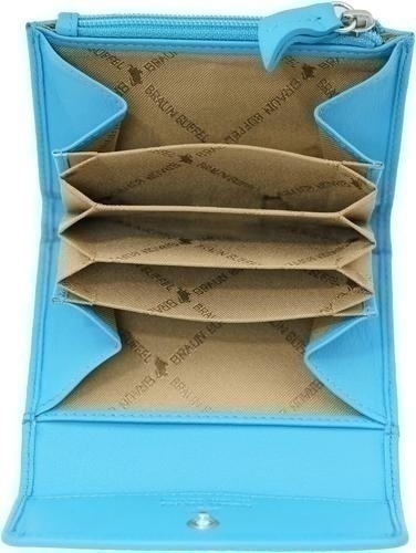Bild von Braun Büffel Joy RFID Mini Geldbörse Slim 3CS Türkis