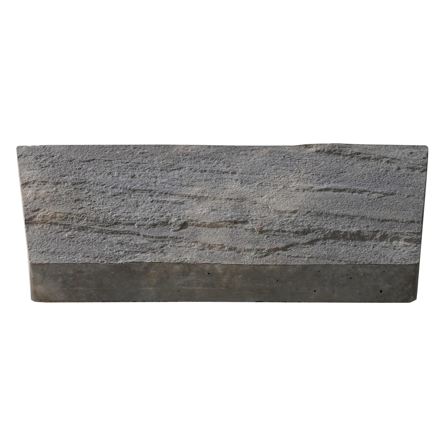 Bild von Kann Rasenkante Nativa 35 cm x 20 cm x 4 cm Grau-Anthrazit