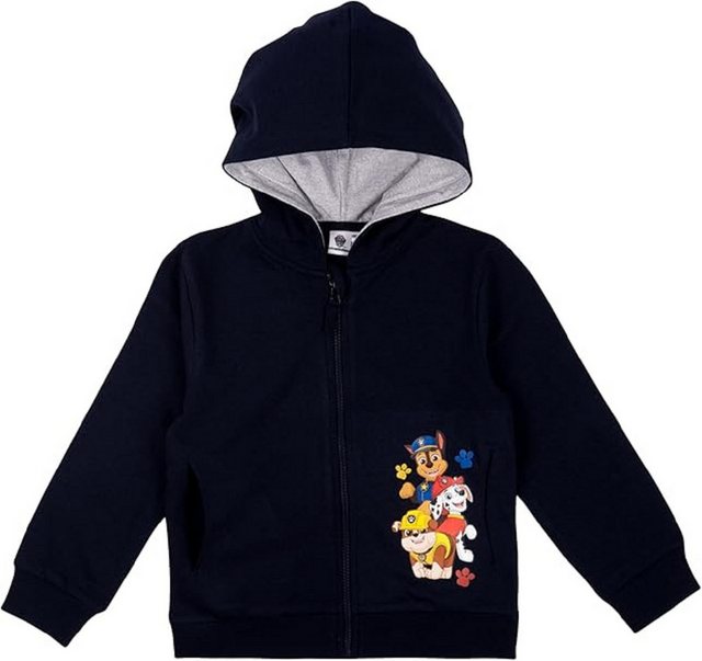 Bild von United Labels Paw Patrol Sweatjacke für Jungen - Kinder Kapuzenpullover mit Reißverschluss Hoodie Blau (DE/NL/SE/PL, Numerisch, 110, 116, Regular, Blau)
