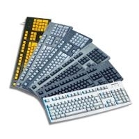 Bild von Cherry G83-6105 - keyboard - Swiss - gre - Tastaturen - Schweiz - Grau