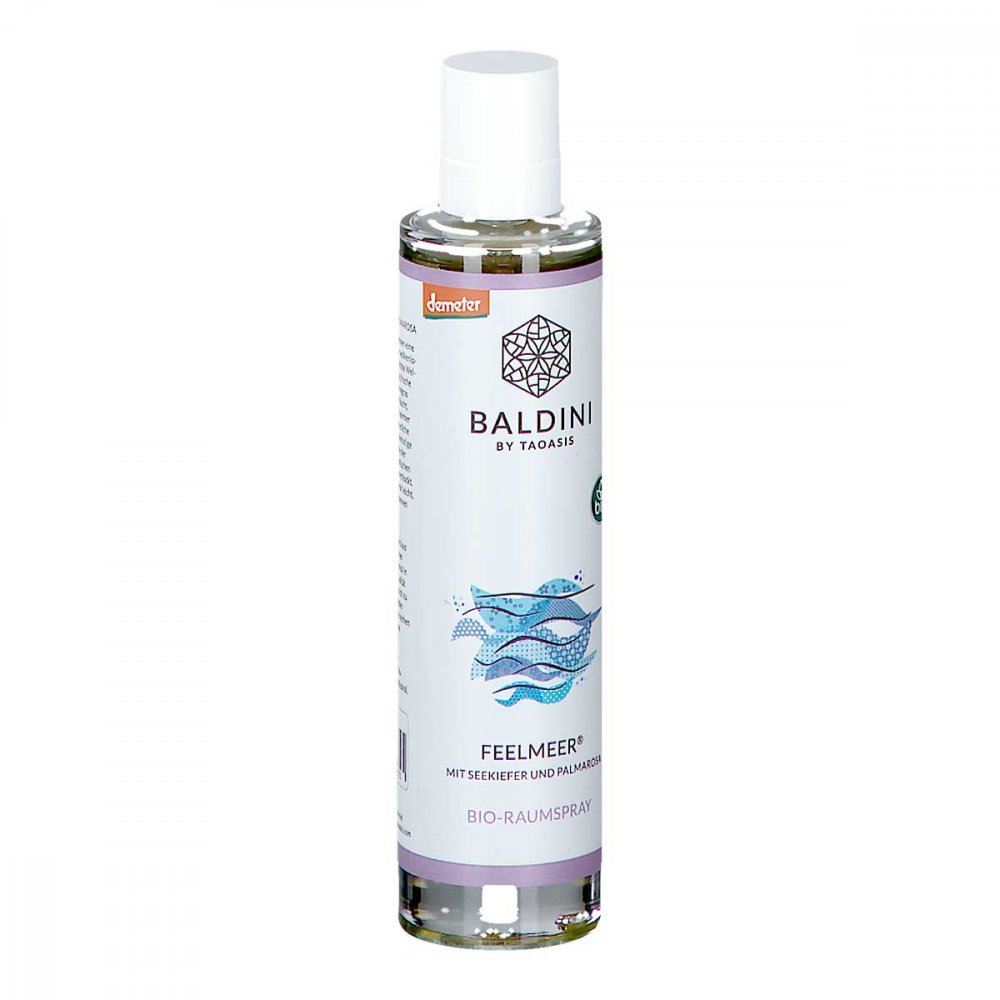 Bild von TAOASIS GmbH Natur Duft Manufaktur Raumduft BALDINI Feelmeer Bio/demeter Raumspray, 50 ml, Raumspray mit wohltuenden Duft durch Seekiefer, Palmarosa und Zitrone