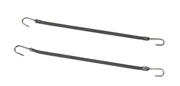 Bild von Efalock Haarbinder 10cm schwarz 12 Stk.