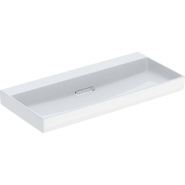 Bild von Geberit, Waschbecken, ONE Waschtisch Abgang horizontal, 105x14,2x48cm, 505.04 (480 mm, 1050 mm)