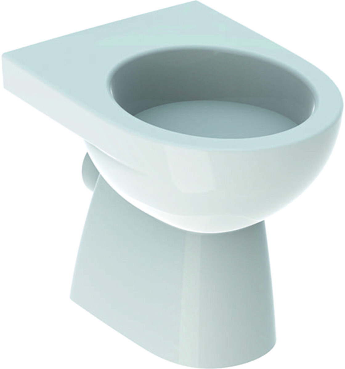 Bild von Geberit, Toilette + Bidet, Stand-WC Renova Tiefspler mit Splrand wei ohne WC-Sitz 500810012