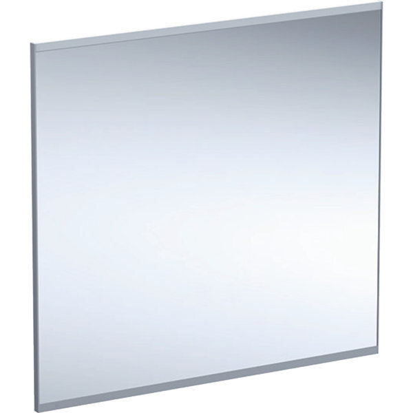 Bild von Geberit, Spiegelschrank + Badezimmerspiegel, Option Plus Lichtspiegel mit direkter und indirekter Beleuchtung, Breite 75cm, Aluminium geb