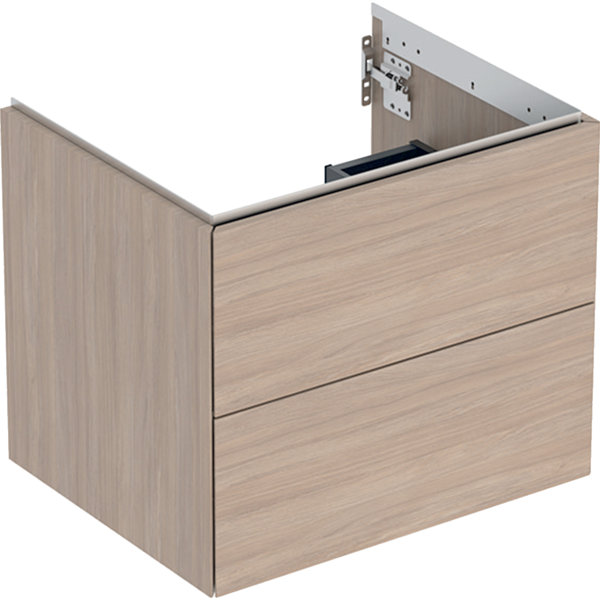 Bild von Geberit, Waschbeckenunterschrank, ONE Waschtischunterschrank, 2 Schubladen, 59,2x50,4x47cm, 505.261.00. (51 x 64 x 57 cm)