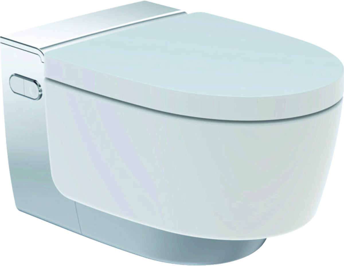 Bild von Geberit Geberit AquaClean Mera Classic WC-Komplettanlage UP Wand-WC glanzverchromt, 146200211 146200211