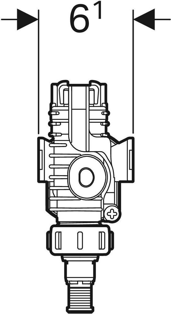 Bild von Geberit Duschrinne CleanLine60, M 30-130 cm, edelstahl gebürstet, für dünne Bodenbeläge, 154459001 154459001