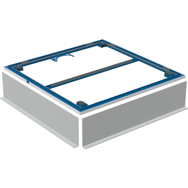 Bild von Geberit Installationsrahmen für Duschflächen Setaplano bis 100 cm, für 4 Füße, 154.471.00.1, 100x90 cm, Höhe 3 cm