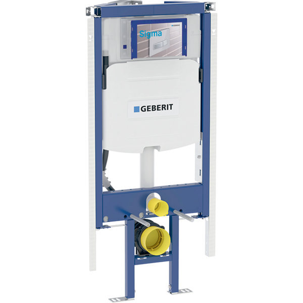 Bild von GEBERIT Vorwandelement WC Geberit Duofix Element für WWC, 112 cm, mit Sigma UP-SPK 12 cm, Ecklös