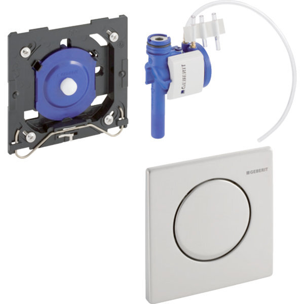 Bild von Geberit HyTouch Urinal-Handauslösung Design Mambo Edelstahl pneumatisch 116013FW1