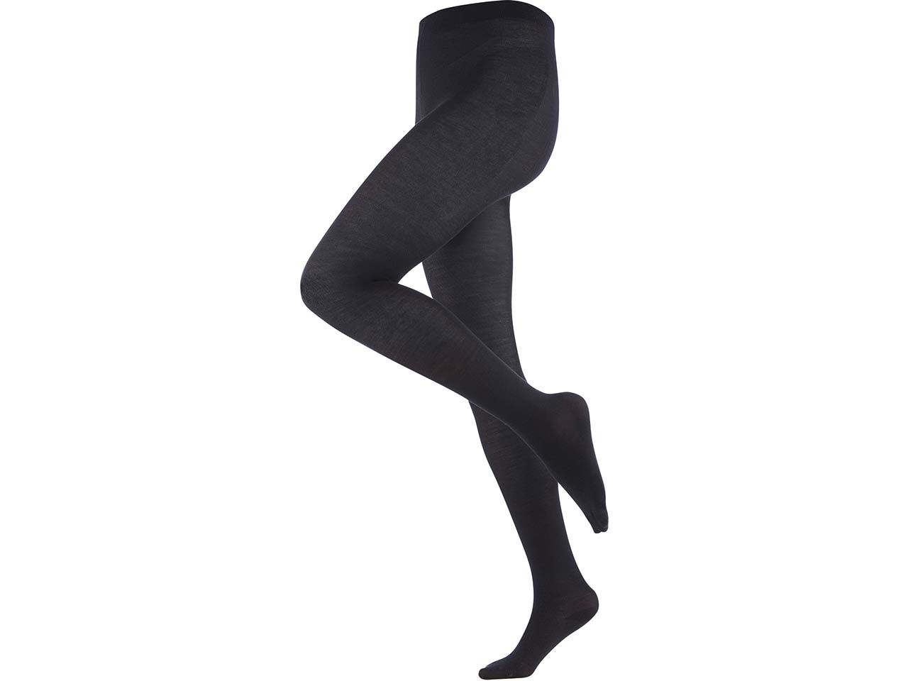 Bild von Living Crafts - SELINE - Strumpfhose, Slim Fit, Gestrickte Qualität, Elastizität und Halt, Recyceltes Polyamid (S, Black)