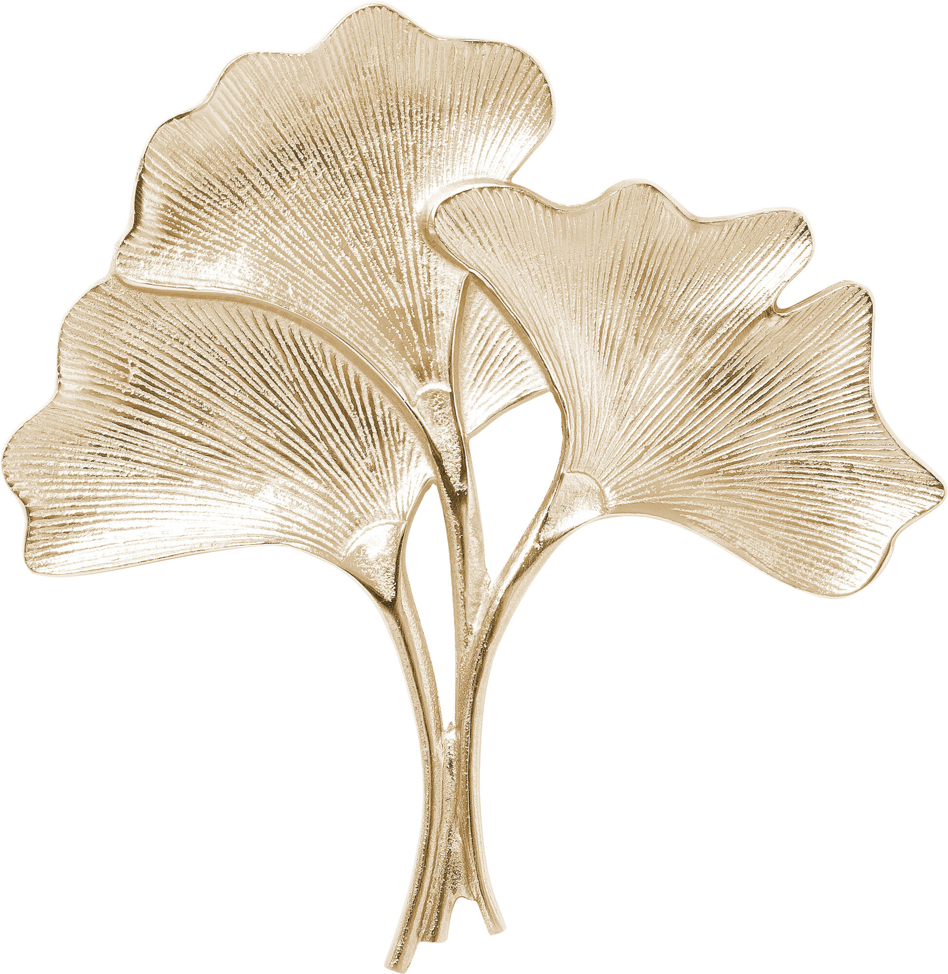 Bild von Wandschmuck Ginkgo Gold Klein
