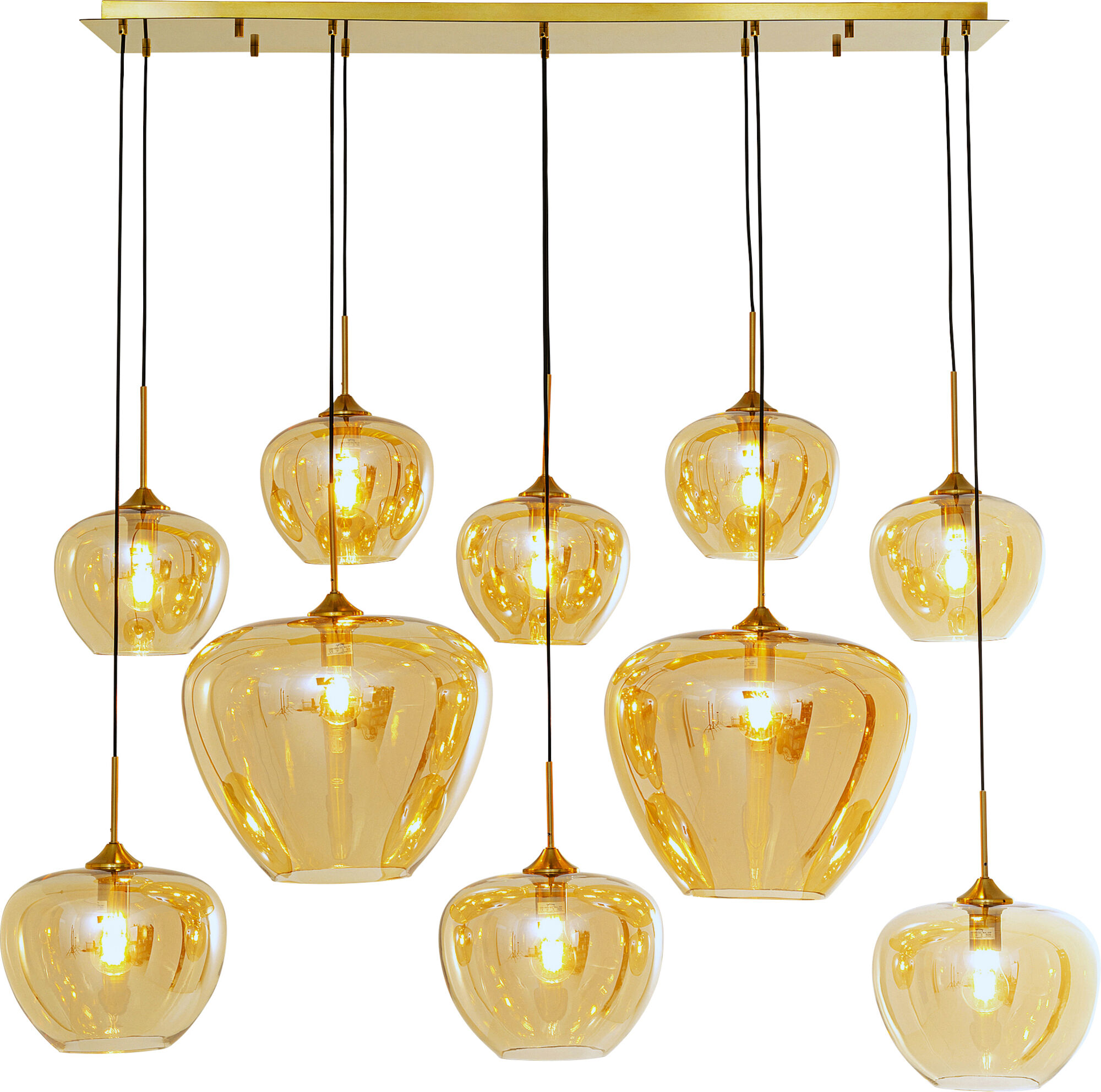 Bild von Hängeleuchte Sphere Amber 160cm