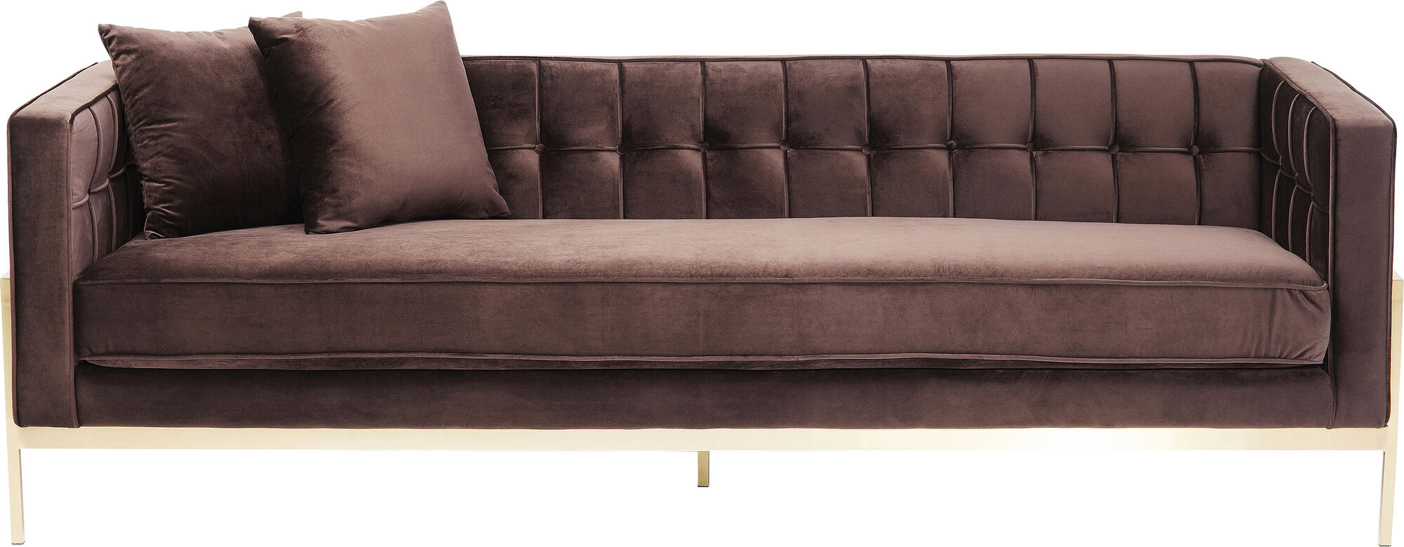 Bild von Sofa Loft 3-Sitzer Braun