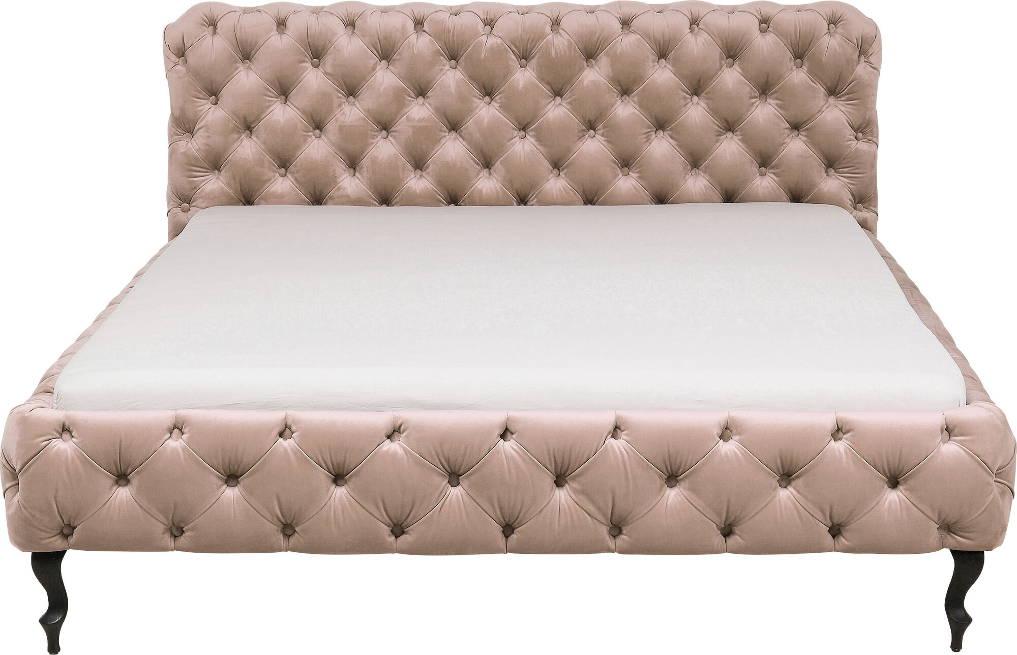 Bild von Bett Desire Velvet Ecru 160x200cm