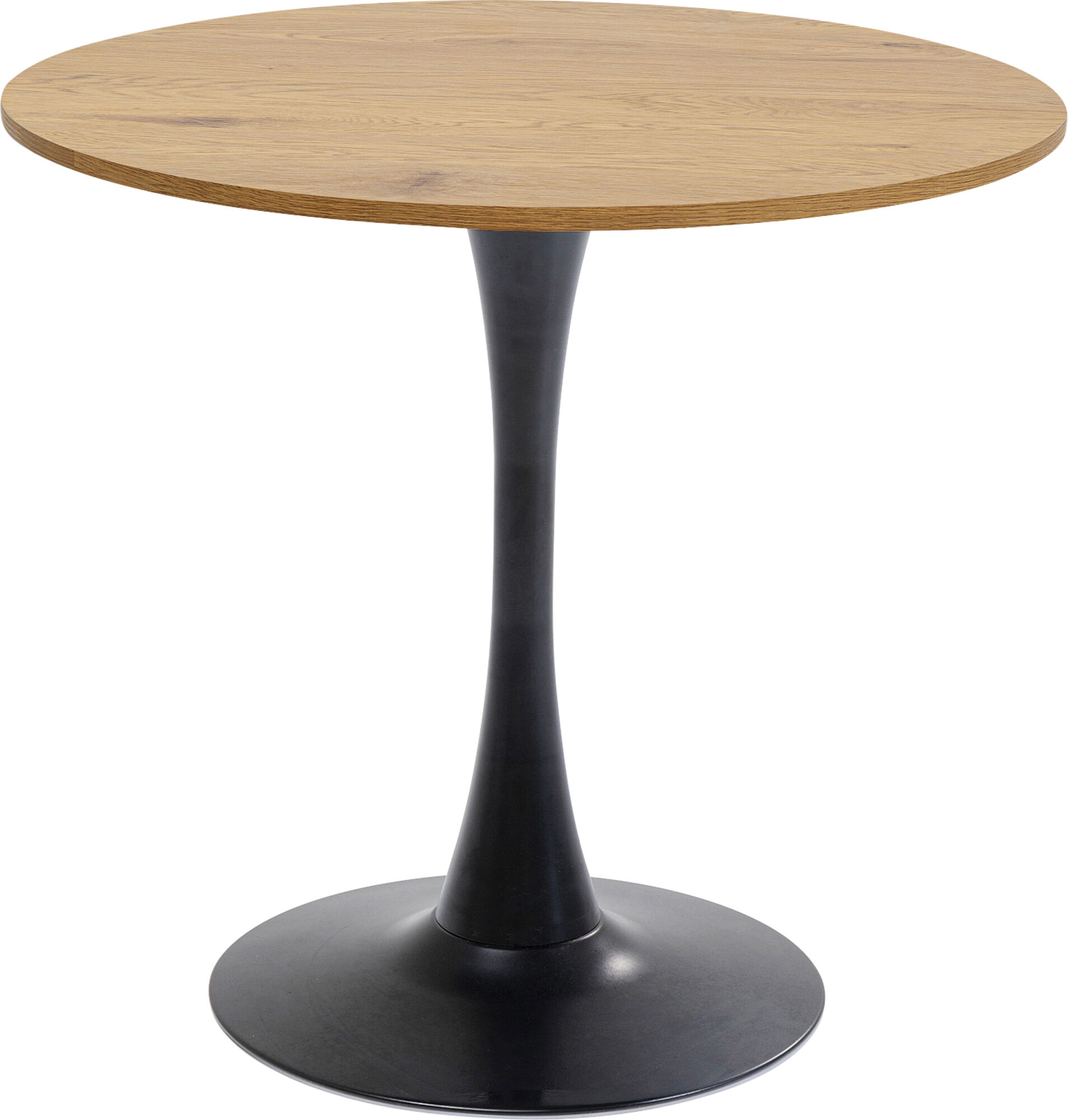 Bild von Tisch Schickeria Eiche Schwarz Ø80cm