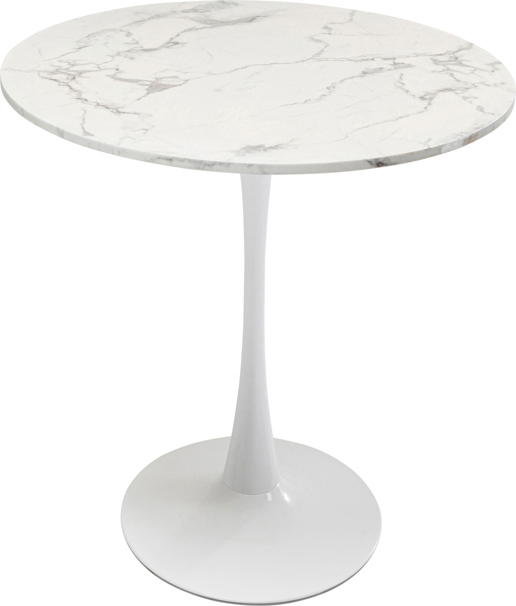 Bild von Tisch Schickeria Marmor Weiß Ø80cm
