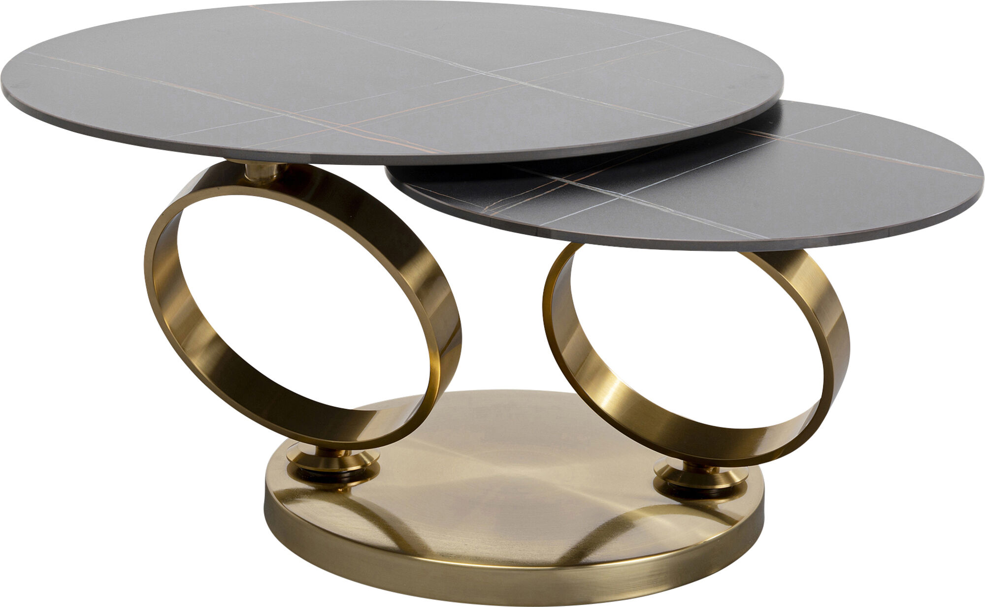 Bild von Couchtisch Beverly Gold 133x80cm