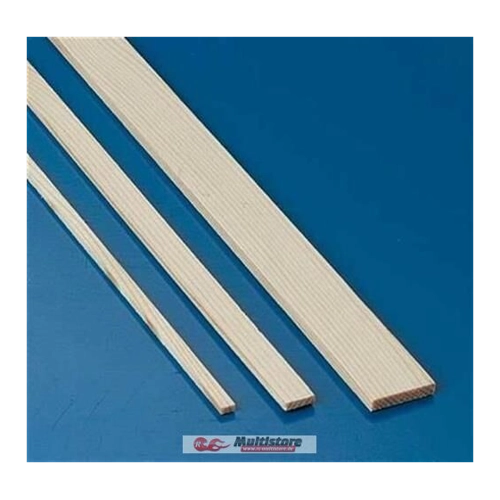 Bild von Krick Kiefernleisten 10x10x1000mm (10) - Vielseitige Holzleisten für Modellbau