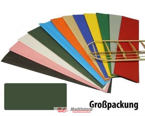 Bild von Krick Bespannpapier dunkelgrün 18g/qm 51x76 cm (50) / 40387