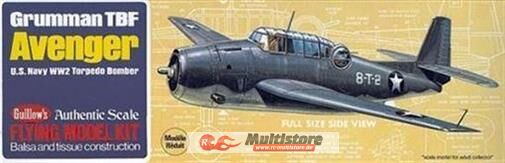 Bild von Krick GUILLOW'S Grumman TB Avenger Balsabausatz / gu509