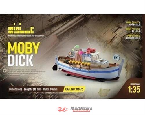 Bild von Krick MINI MAMOLI Moby Dick Standmodell Bausatz 1:35 Mini Mamoli / 21872