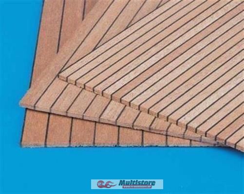 Bild von Krick Bootsdeck Mahagoni/schwarz 5/0,5mm / 81865