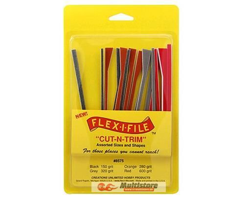 Bild von ALBION ALLOYS Krick Flexi-I-File Cut-N-Trim Set 16-fach sortiert / AA8575