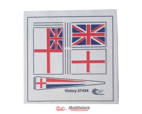 Bild von MANTUA Flaggensatz HMS Victory 1:200 / 837434