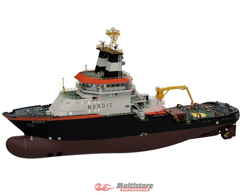 Bild von KRICK RC BAUKASTEN Nordic Hochsee Schlepper 1:75 Holzbausatz / 24555