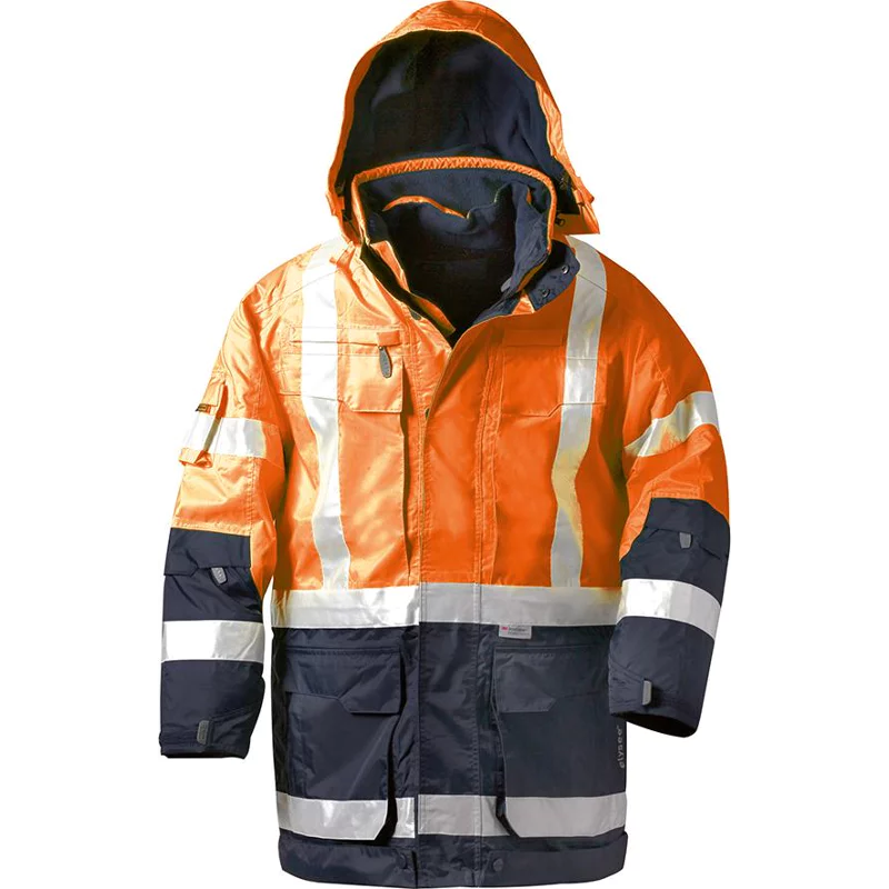 Bild von elysee® Herren Warnjacke WALLACE orange, marine Größe M