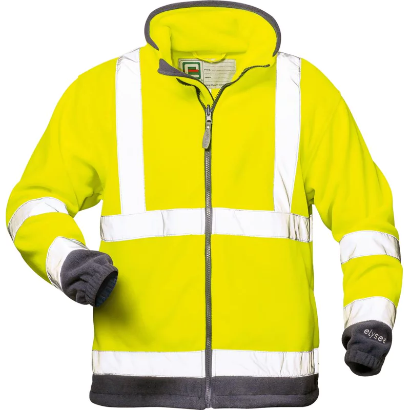 Bild von Magni, Arbeitsjacke, Elysee Warnschutz-Fleecejacke "Valentin", 1 Stück, Grösse 3XL, gelb/marine, 22709-3XL (3XL)