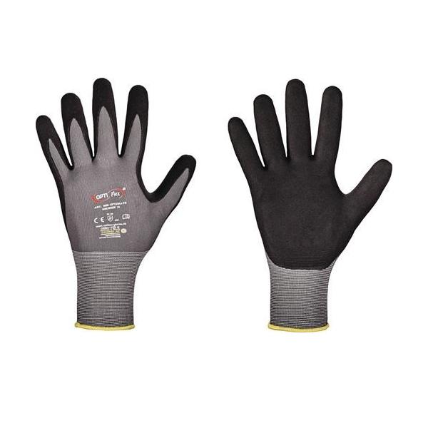 Bild von Feldtmann, Schutzhandschuhe, Handschuh OPTIMATE Grösse 7 grau/schwarz EN 420/EN 388 PSA-Kategorie II (7)