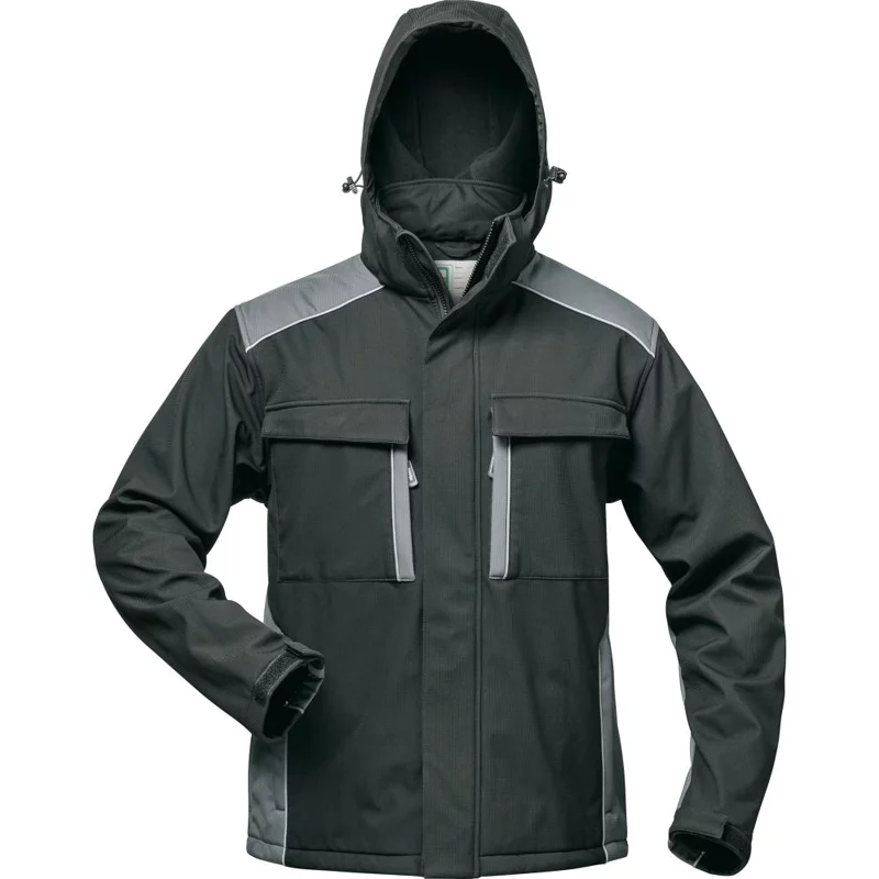 Bild von Elysee Softshell-Jacke "Posen" Größe, 1 Stück, L, schwarz/grau, 19951-L