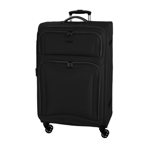 Bild von D&N Lederwaren Travel Line 9204 - 4 Rollen Trolley 66cm erw. "Schwarz"