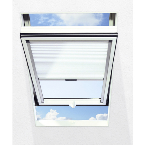 Bild von RORO Plissee »PL4.0«, weiß, Polyester - weiss