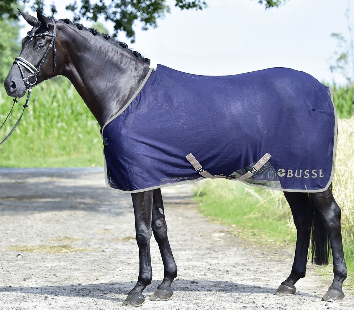 Bild von Busse Transport-Fliegendecke PROFESSIONAL navy (silber) 125cm