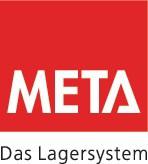 Bild von Kragarmregal H3000xB4090xT2x1000mm, 4Felder doppels.enzianblau Trgf.25900 kg META