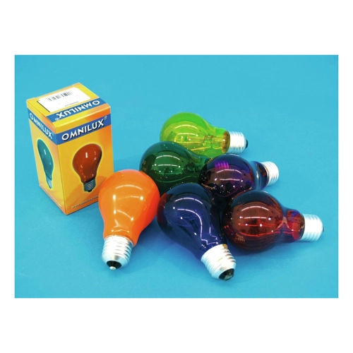 Bild von OMNILUX A19 230V/40W E-27 violett – Spezialleuchtmittel für besondere Effekte