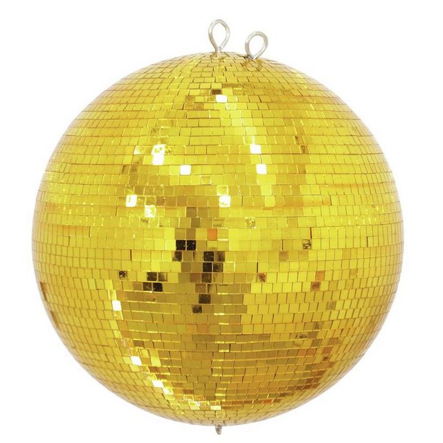 Bild von Eurolite Spiegelkugel 40cm gold | Sicherheits-Spiegelkugel mit goldenen Facetten | Lückenlose Verklebung der Echtglasfacetten