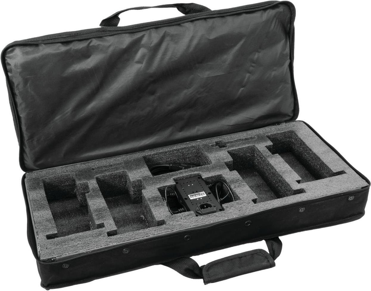 Bild von Eurolite SB-4C Soft-Bag mit Ladegerät, Studiokoffer + Studiotasche, Schwarz