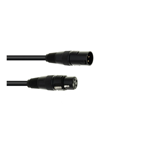 Bild von EUROLITE DMX Kabel XLR 3pol 15m schwarz