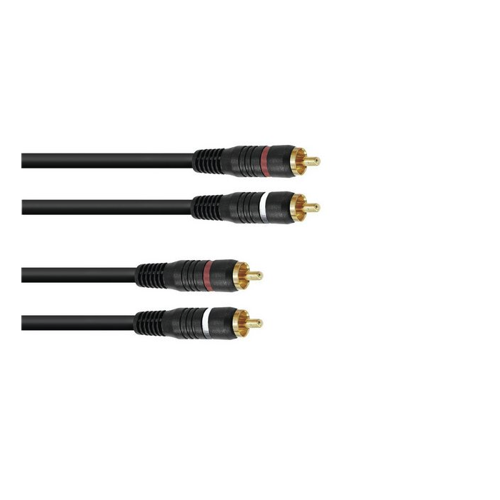 Bild von Omnitronic Cinch Kabel 2x2 3m – Audio-Kabel für beste Klangerlebnisse