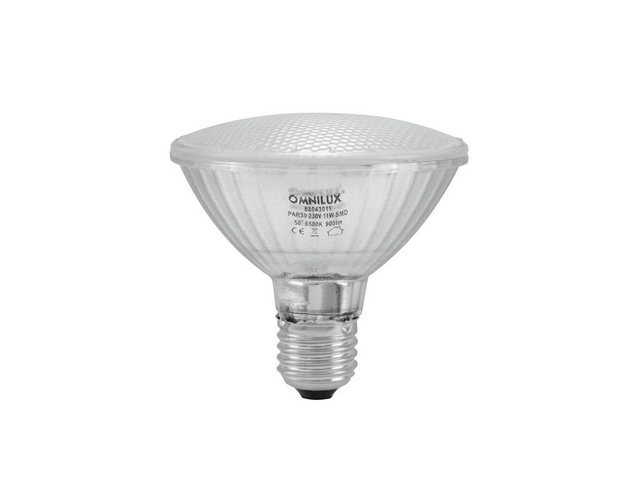 Bild von OMNILUX Spezialleuchtmittel OMNILUX PAR-30 230V SMD 11W E-27 LED 6500K, E27, Weiß