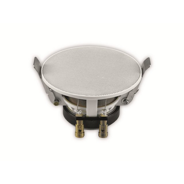 Bild von Omnitronic Deckeneinbaulautsprecher CS-3, 30 W, Ø 90 mm, weiß, 2 Stück, Einbaulautsprecher, Weiss