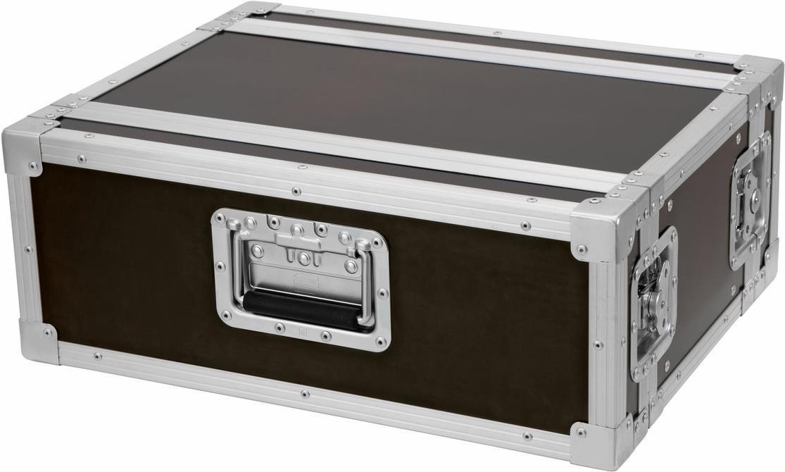 Bild von Roadinger Rack Profi 4HE 25cm (19" Case), Audio Racks + Cases, Braun